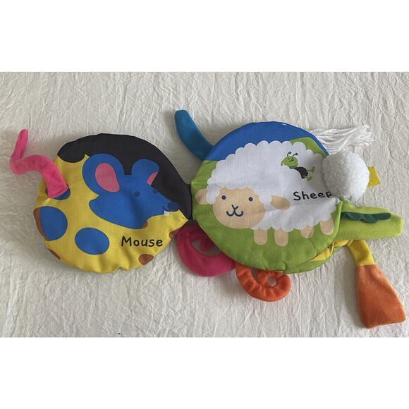 Melissa & Doug K's Kids Whose Tail? Soft Activity Book Baby Toddler Cloth - Picture 2 of 7